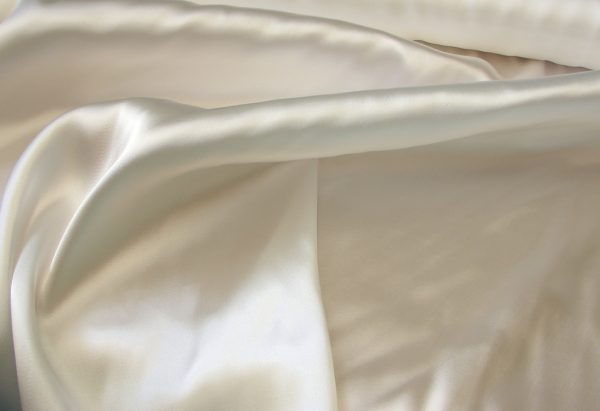 Silk/Viscose Satin AD898 White (Devore)