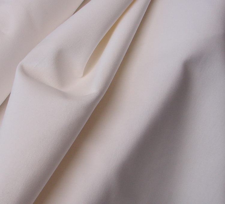 Coated Cotton Velvet Polar White
