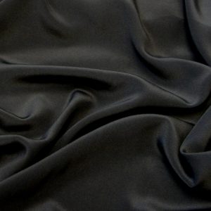 Crepe De Chine Heavy Black