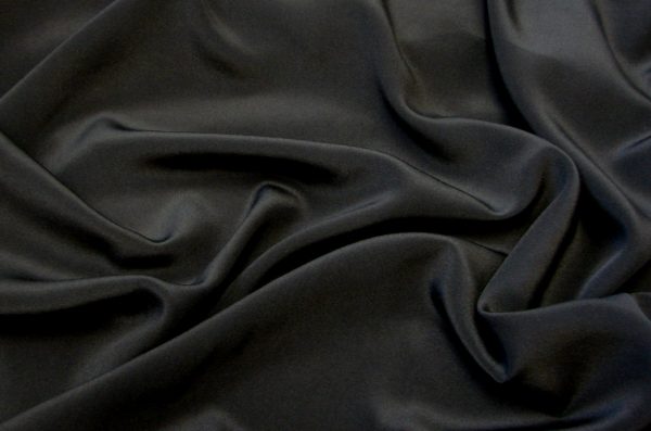 Crepe De Chine Heavy Black