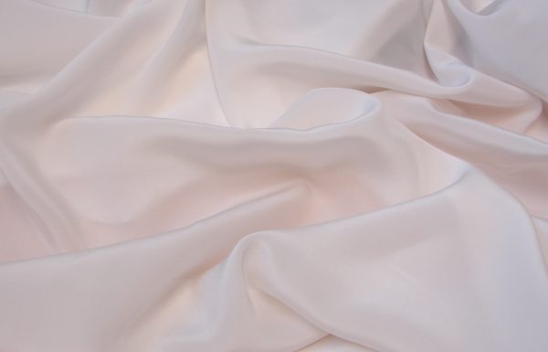 Crepe De Chine Heavy White