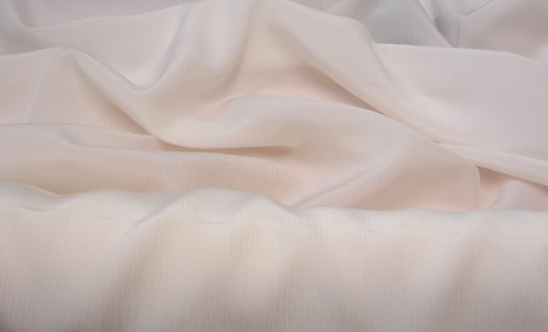 Crinkle Silk White