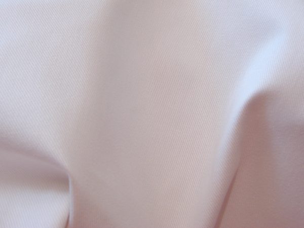 Cotton/Elastane Drill White