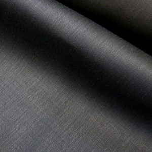 Drill Satin Linen Black