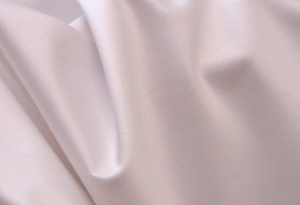 Cotton Satin Duchesse White (Optic White)