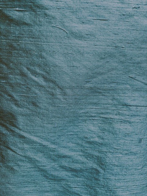 Dupion Silk Blue/Grey (Two-tone)