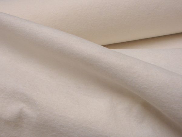 Wool / Viscose Felt White