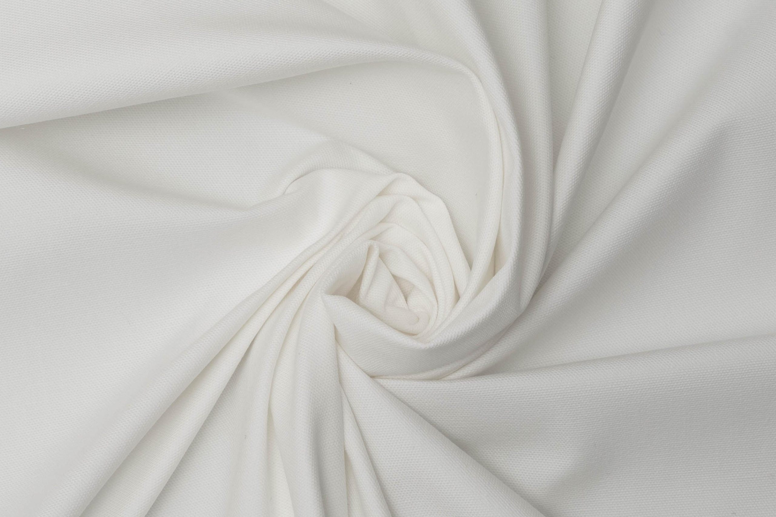 Coated Cotton Canvas White (Optic White)