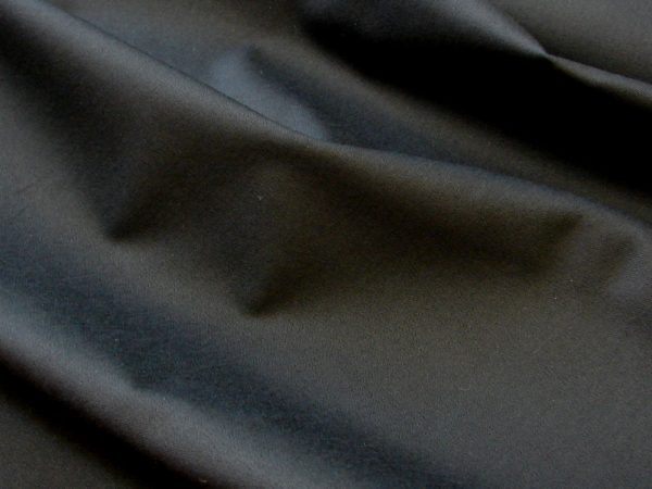 Cotton/Elastane Georgia Black (2-Way Stretch)