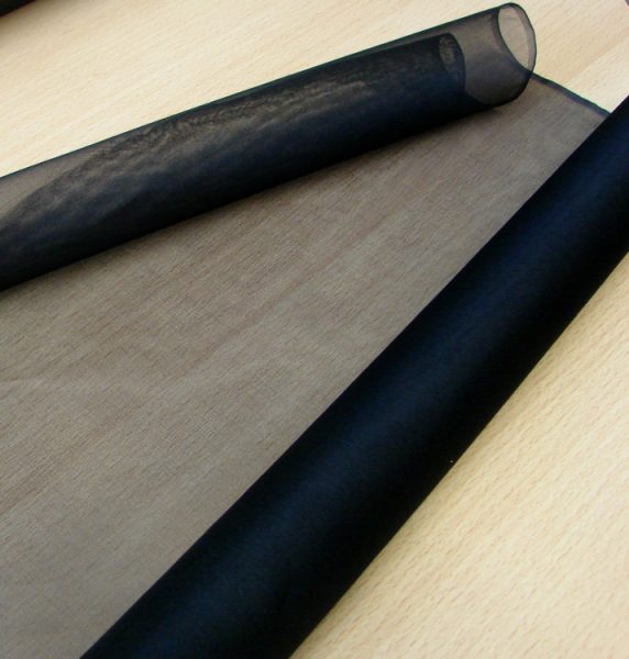 Organza Silk Black