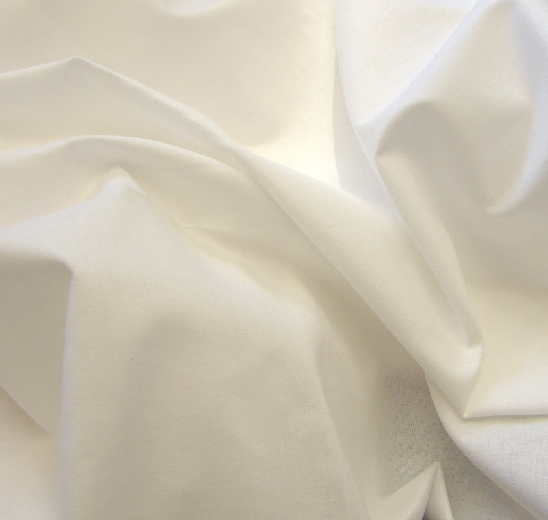 Coated Plain Cotton White (Optic White)