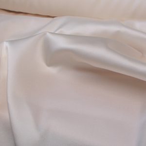 Silk/Lycra Ryana Stretch Satin White