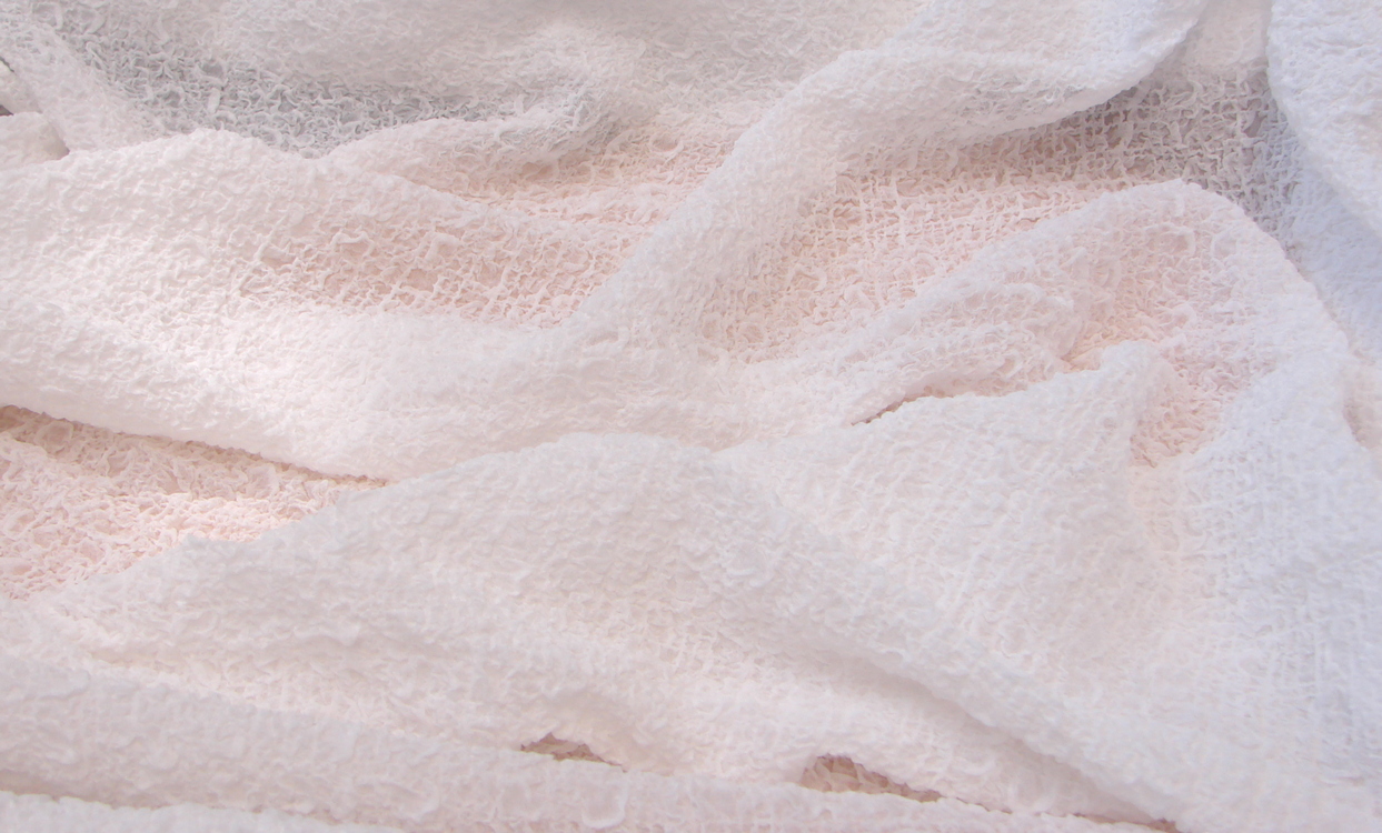 Silk/Lycra Redhill White (Seersucker)