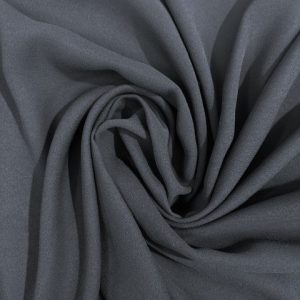 Black Polyester Georgette