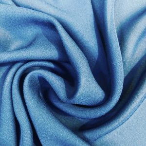 Dark Navy Polyester Georgette