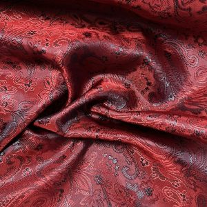 Jacquard Lining Red