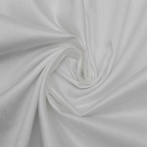 Pigment Coated Organic Cotton Sateen (Optic White)