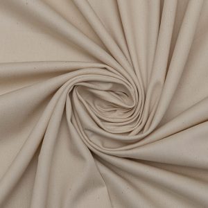 Pigment Coated Organic/Recycled Cotton Twill Natural
