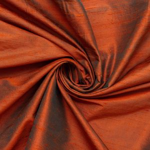 DUPION SILK RUST